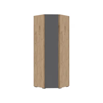 Распашной шкаф Элли Белый / Дуб Крафт золотой - купить с доставкой по России