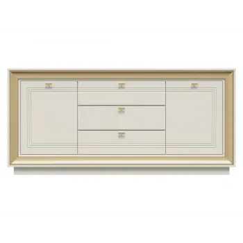 Комодино Прато Вяз швейцарский светлый / Газания матовая 180 см - купить с доставкой по России