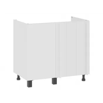 Кухонный гарнитур Аурелио 320х220 см Белый / Эвкалипт софт / Снежно-белый Скрытые «Дорадо» - купить с доставкой по России