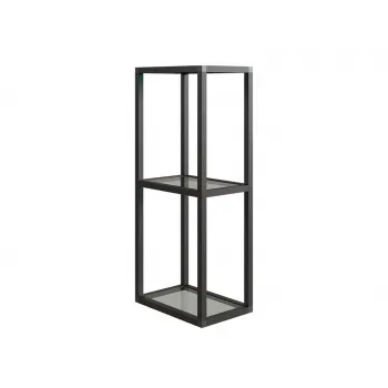 Кухонный гарнитур Стоун 340х140 см Белый / Изумруд софттач / Лайт грей софттач с фрезеровкой / Черный муар / Стекло - купить с доставкой по России