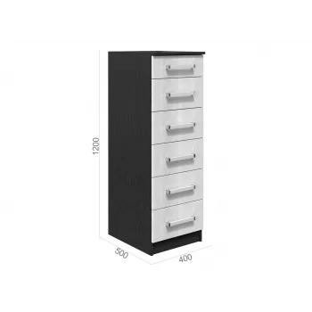 Комод Фиеста 6 ящиков Венге / Лоредо - купить с доставкой по России Комод Фиеста 6 ящиков Венге / Лоредо - купить с доставкой по России