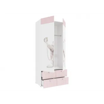Комплект детской мебели Алиса Белый / Розовый / Розовый, велюр - купить с доставкой по России