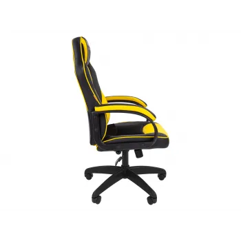 Игровое кресло Сарон Черный, экокожа / Желтый, экокожа / Черный, ткань - купить с доставкой по России Игровое кресло Сарон Черный, экокожа / Желтый, экокожа / Черный, ткань - купить с доставкой по России