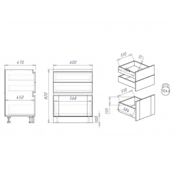 Кухонный гарнитур Сити 340 см Дуб Галифакс / Черный - купить с доставкой по России Кухонный гарнитур Сити 340 см Дуб Галифакс / Черный - купить с доставкой по России