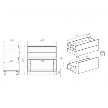 Кухонный гарнитур Сити 445 см Дуб Галифакс / Черный - купить с доставкой по России Кухонный гарнитур Сити 445 см Дуб Галифакс / Черный - купить с доставкой по России