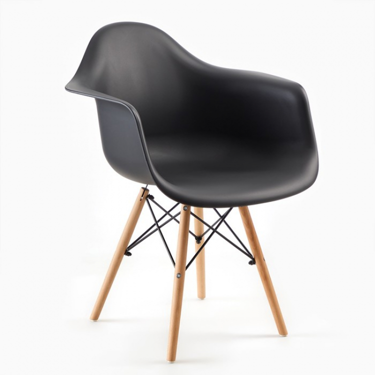 Кресло "Eames" черное - купить с доставкой по России