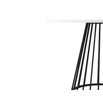 Кухонный стол Ливерпуль, 110 см Белый мрамор / Золото - купить с доставкой по России