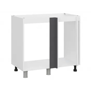 Кухонный гарнитур Комби 300х180 см Белый / Бланж / Графит - купить с доставкой по России