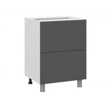 Кухонный гарнитур Комби 300х180 см Белый / Бланж / Графит - купить с доставкой по России
