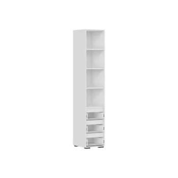 Стеллаж Элли с ящиками Белый / Дуб Крафт золотой - купить с доставкой по России Стеллаж Элли с ящиками Белый / Дуб Крафт золотой - купить с доставкой по России