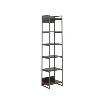 Стеллаж Матисс Венге / Серый, металл