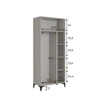 Распашной шкаф Рич Кашемир / Фрапучино матовый - купить с доставкой по России Распашной шкаф Рич Кашемир / Фрапучино матовый - купить с доставкой по России