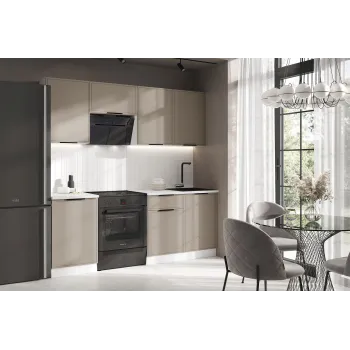 Кухня Николь 2.1 м холст латте