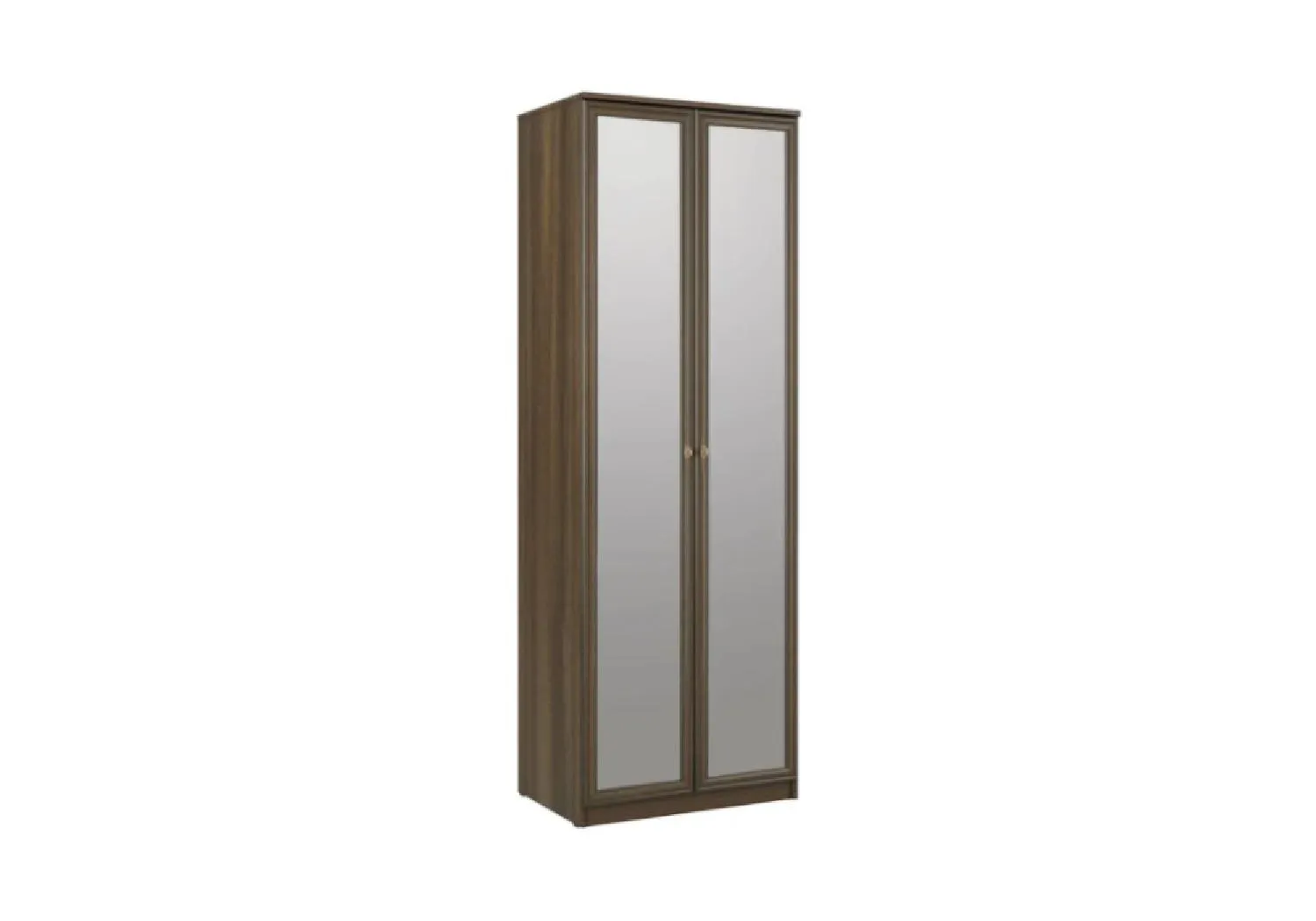 Шкаф 2-дверный Габриэлла с зеркалами дуб кальяри / дуб коньяк
