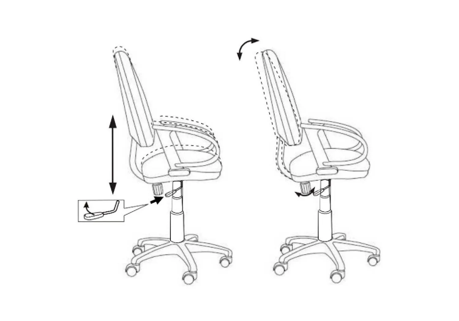 Регулировки стула на колесиках. Кресло офисное Бюрократ Ch-1300. Кресло оператора Ch-300 AXSN.