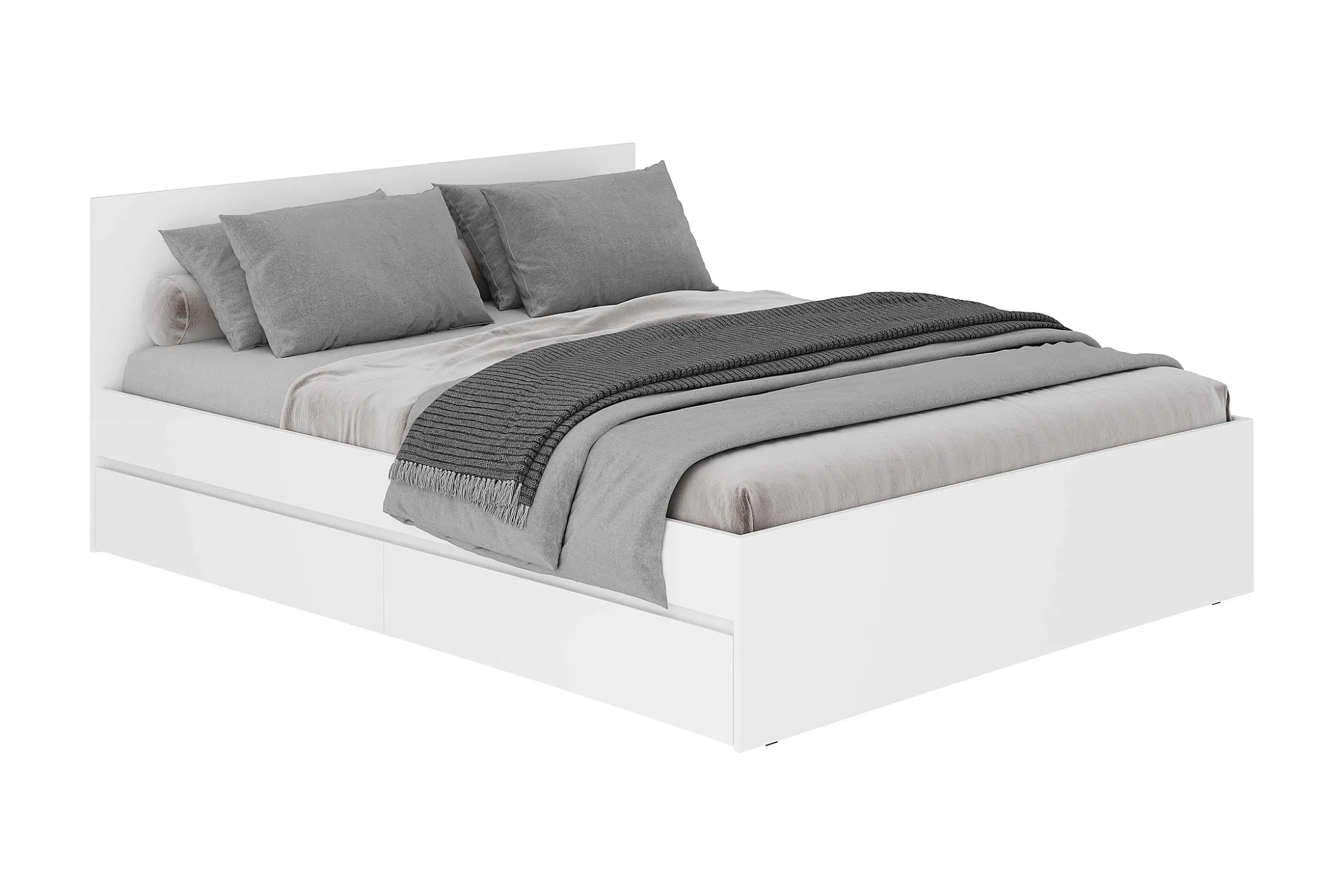 Кровать Симпл 1.2 м белая