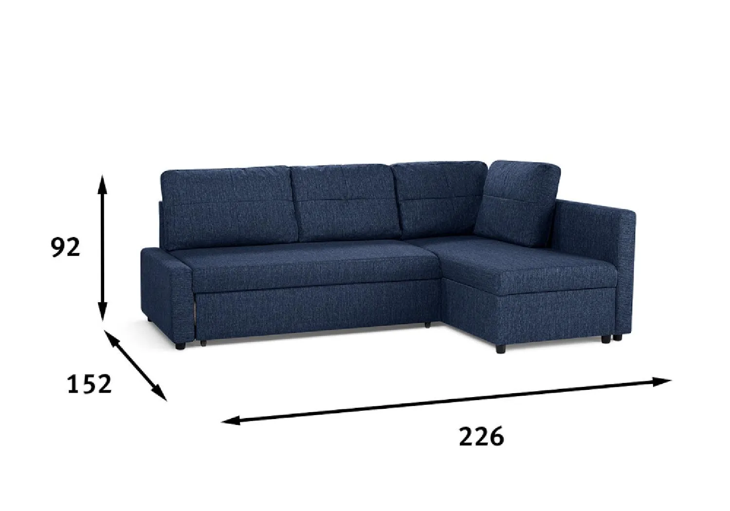 Угловой диван-кровать поло