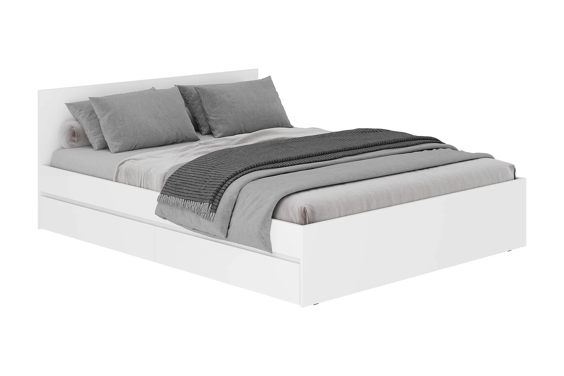 Кровать Симпл 1.4 м белая