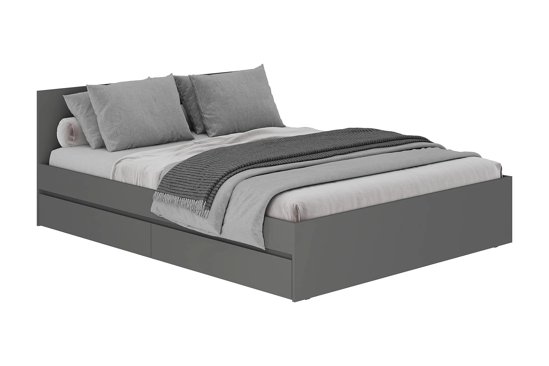 Кровать Симпл 1.4 м графит