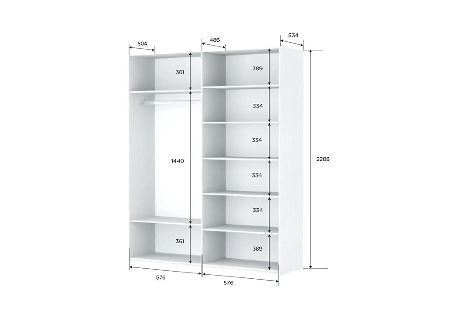 шкаф купе прайм 180х57х230 см мебельная компания е1